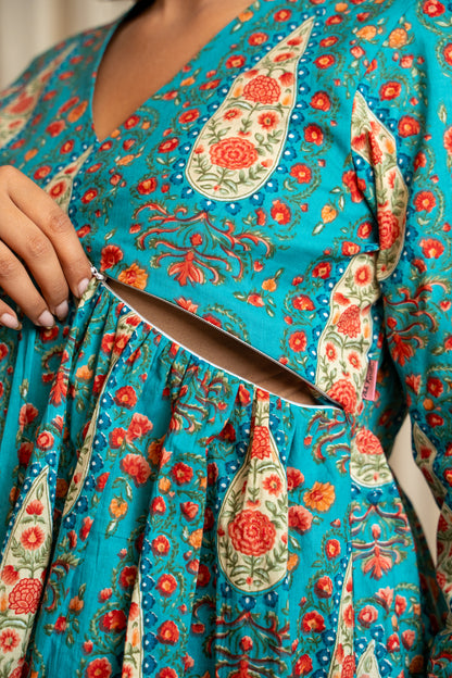 Noor Paisley Maternity & Nursing Co-ord Set