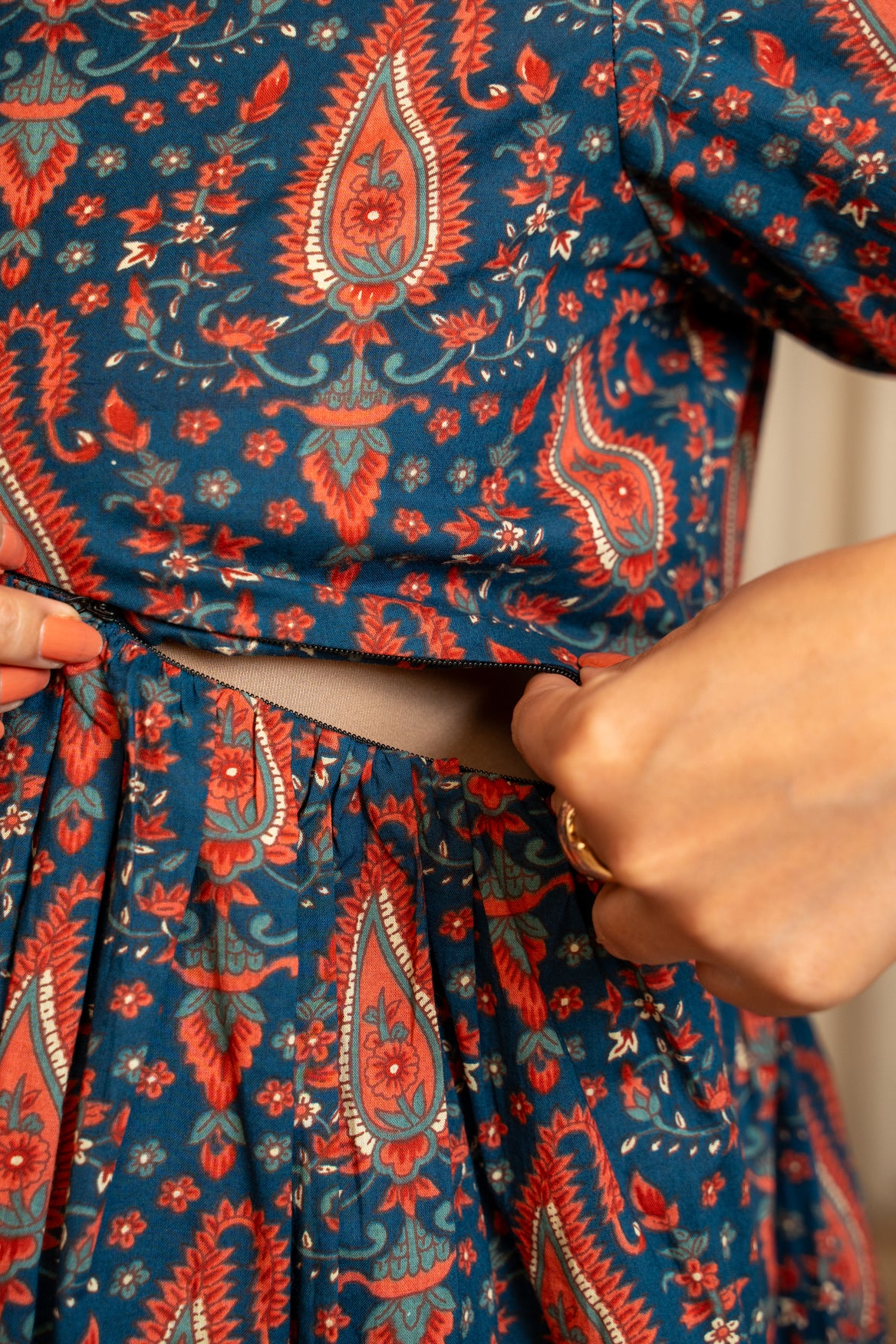 Vintage Ambi Garden Maternity & Nursing Co-ord Set