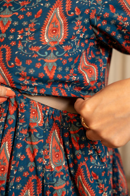 Vintage Ambi Garden Maternity & Nursing Co-ord Set