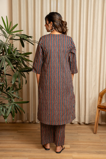 Sutrangi Leher Maternity & Nursing Co-ord Set