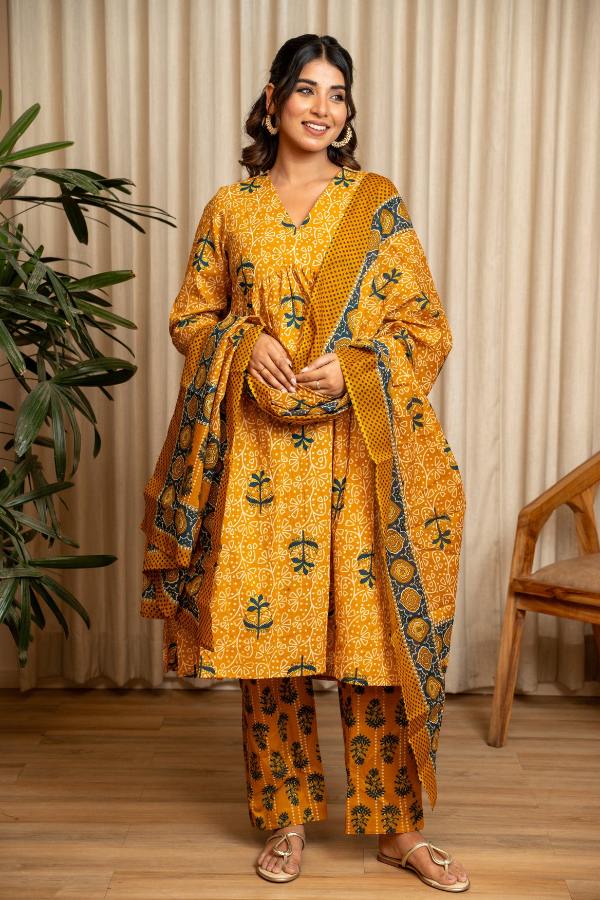 Amaltas Grove Maternity & Nursing Kurta Pant Set with Dupatta