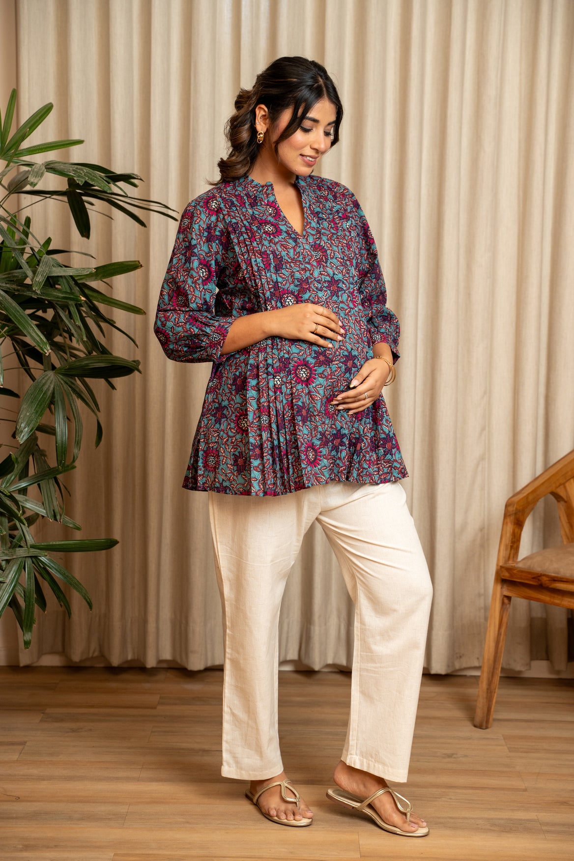 Raat Rani Bloom Maternity & Nursing Top