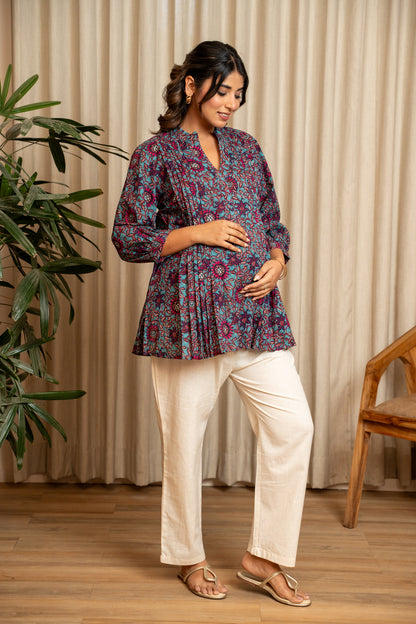 Raat Rani Bloom Maternity & Nursing Top