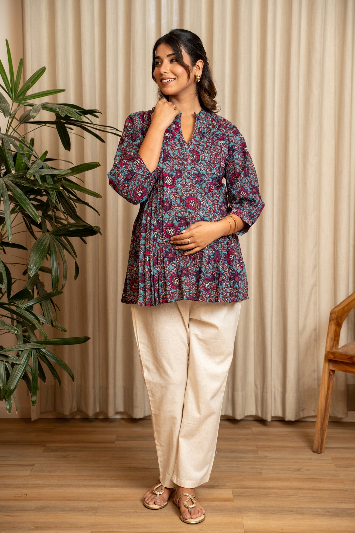 Raat Rani Bloom Maternity & Nursing Top