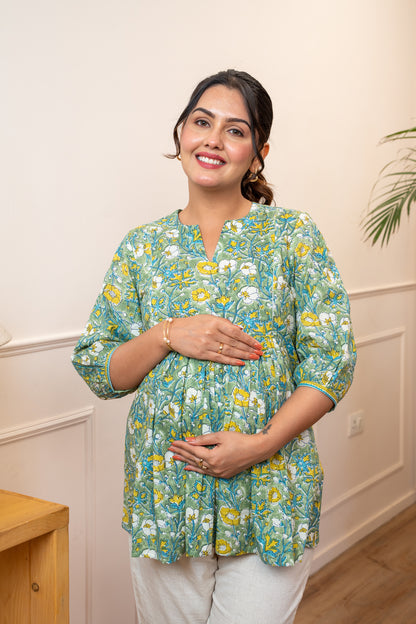 Panna Phool Maternity & Nursing Top