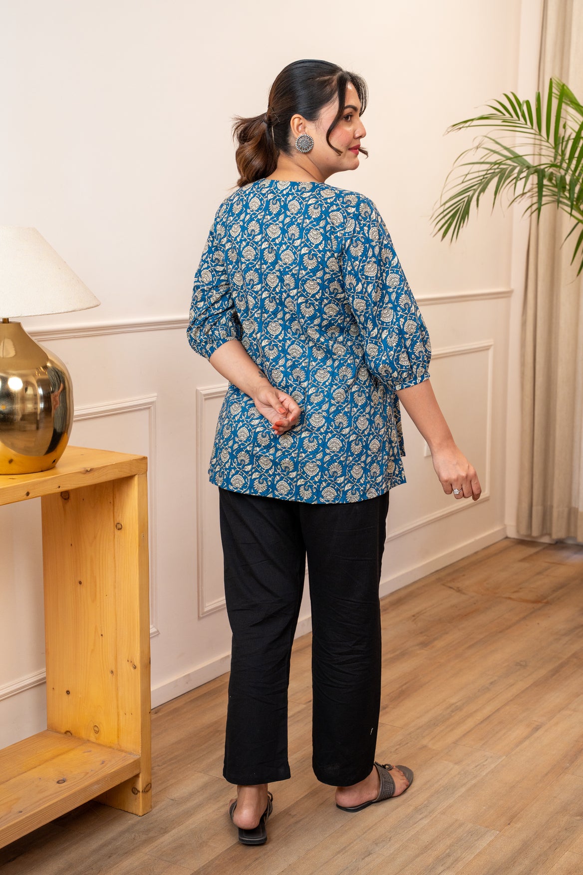Everyday Bloom Blue Maternity & Nursing Top
