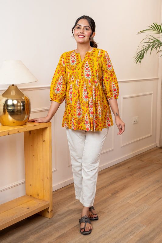 Amber Rosette Maternity & Nursing Top