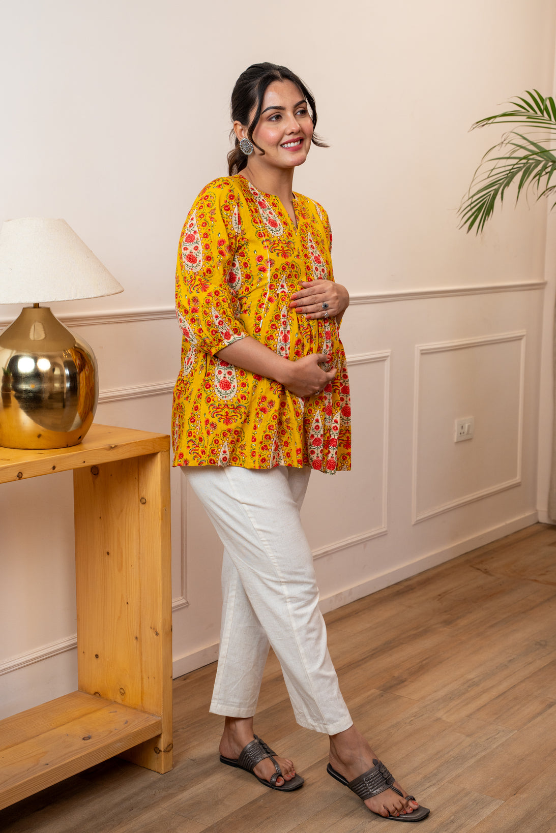 Amber Rosette Maternity & Nursing Top
