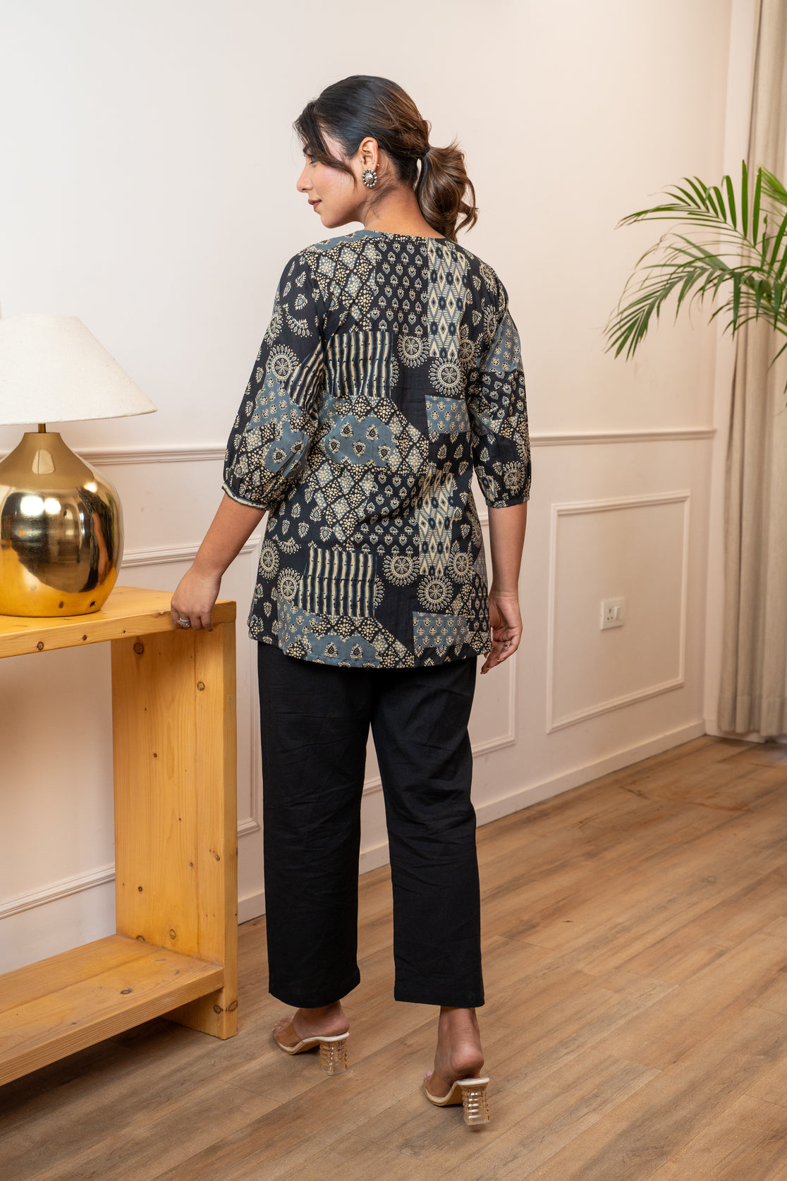 Zari Bagh Cotton Top