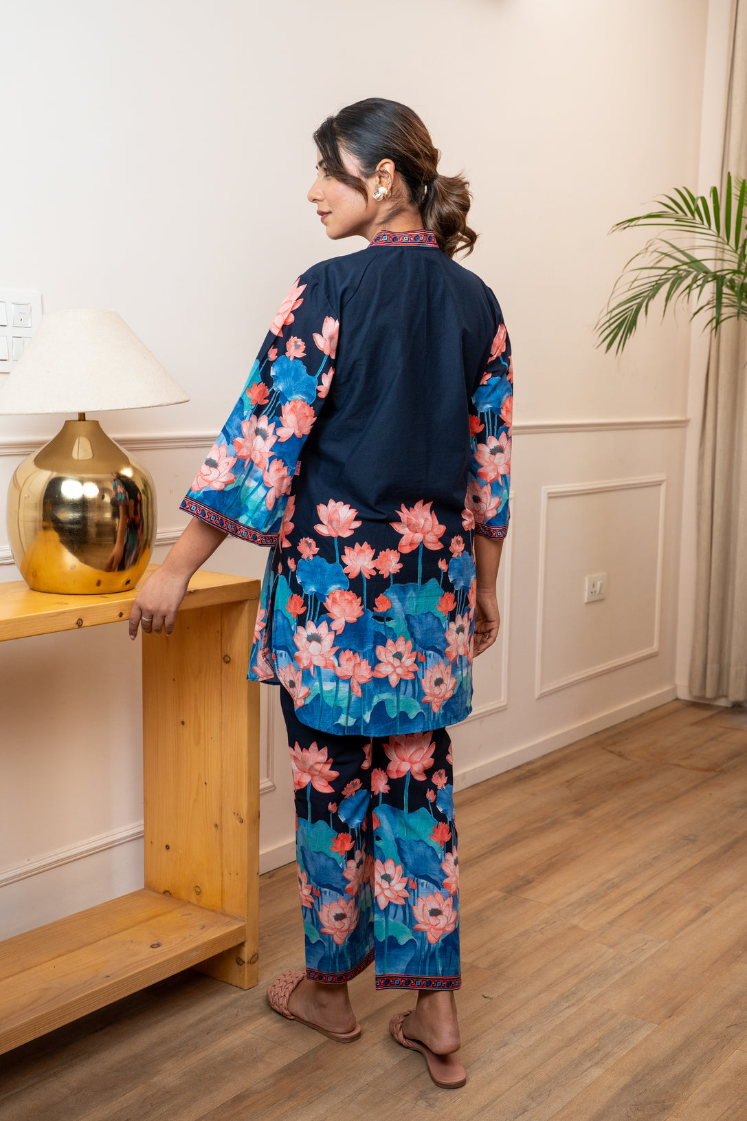 Chandni Lotus Cotton Co-ord Set