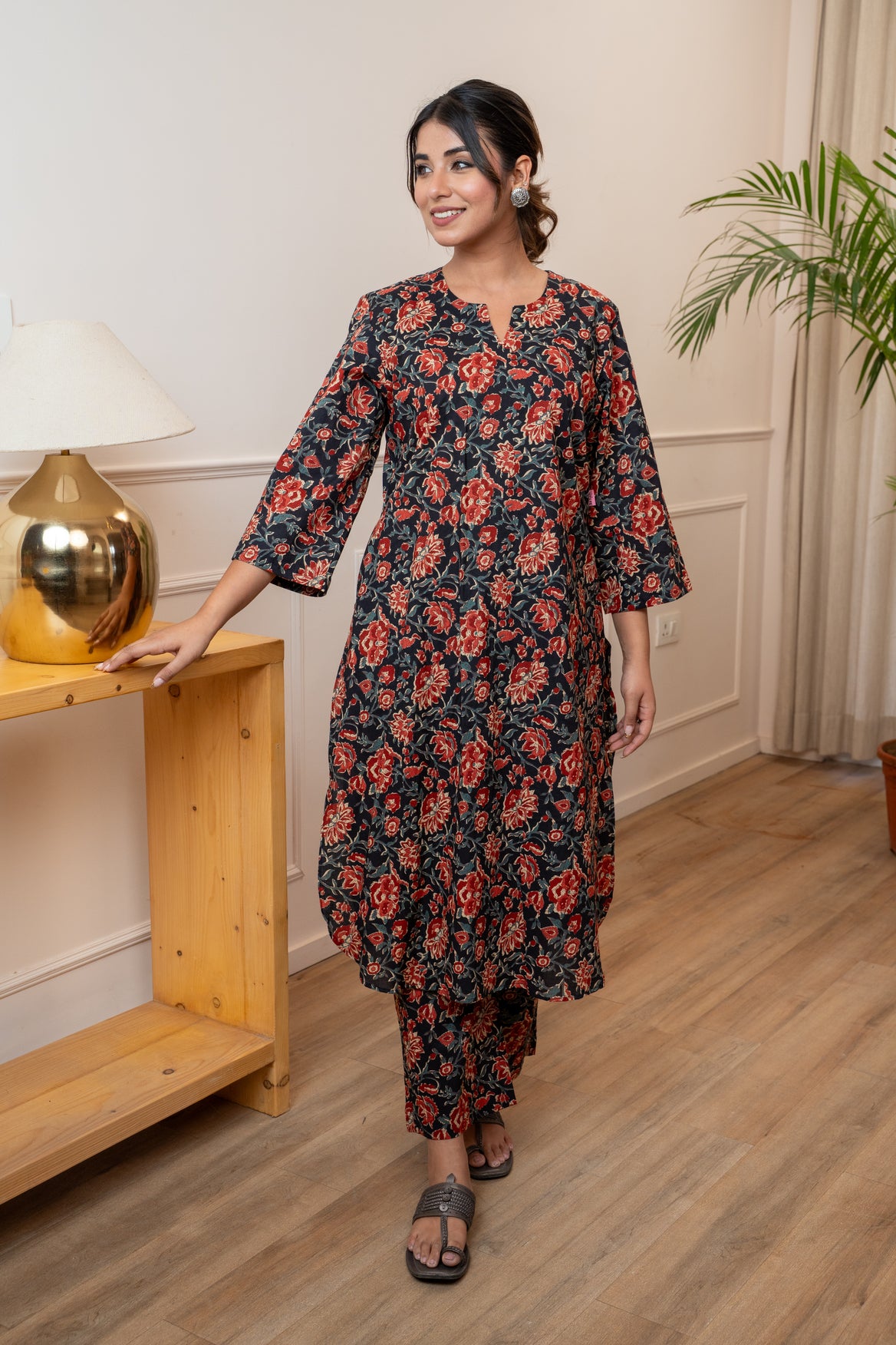 Noor Gulab Jal Co-ord Set