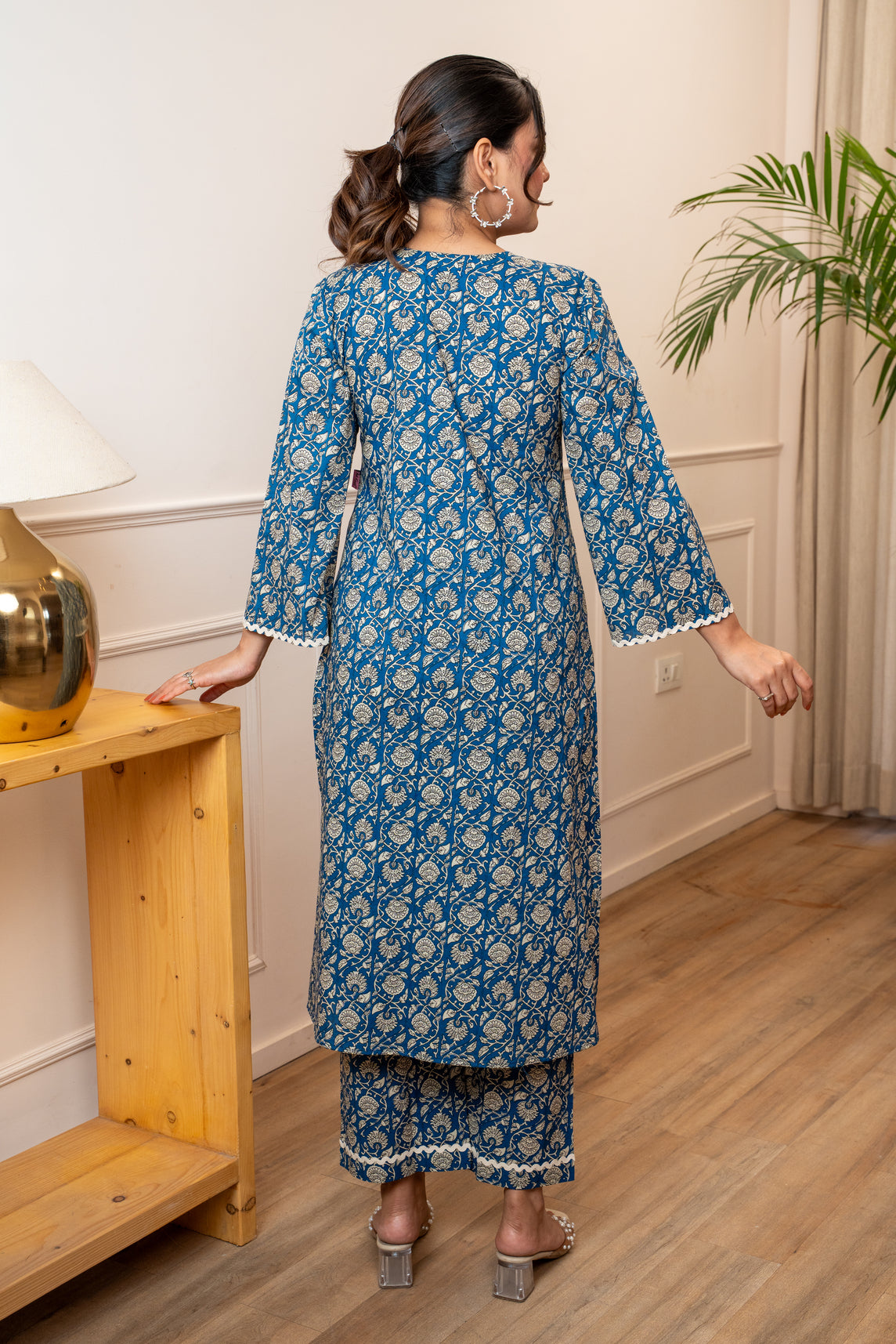 Everyday Bloom Blue Lace Co-ord Set