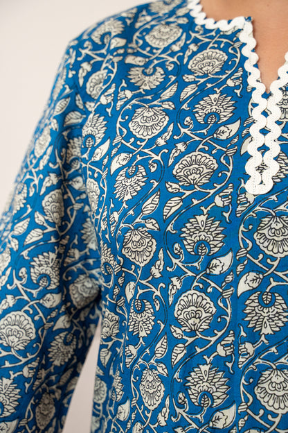 Everyday Bloom Blue Lace Co-ord Set