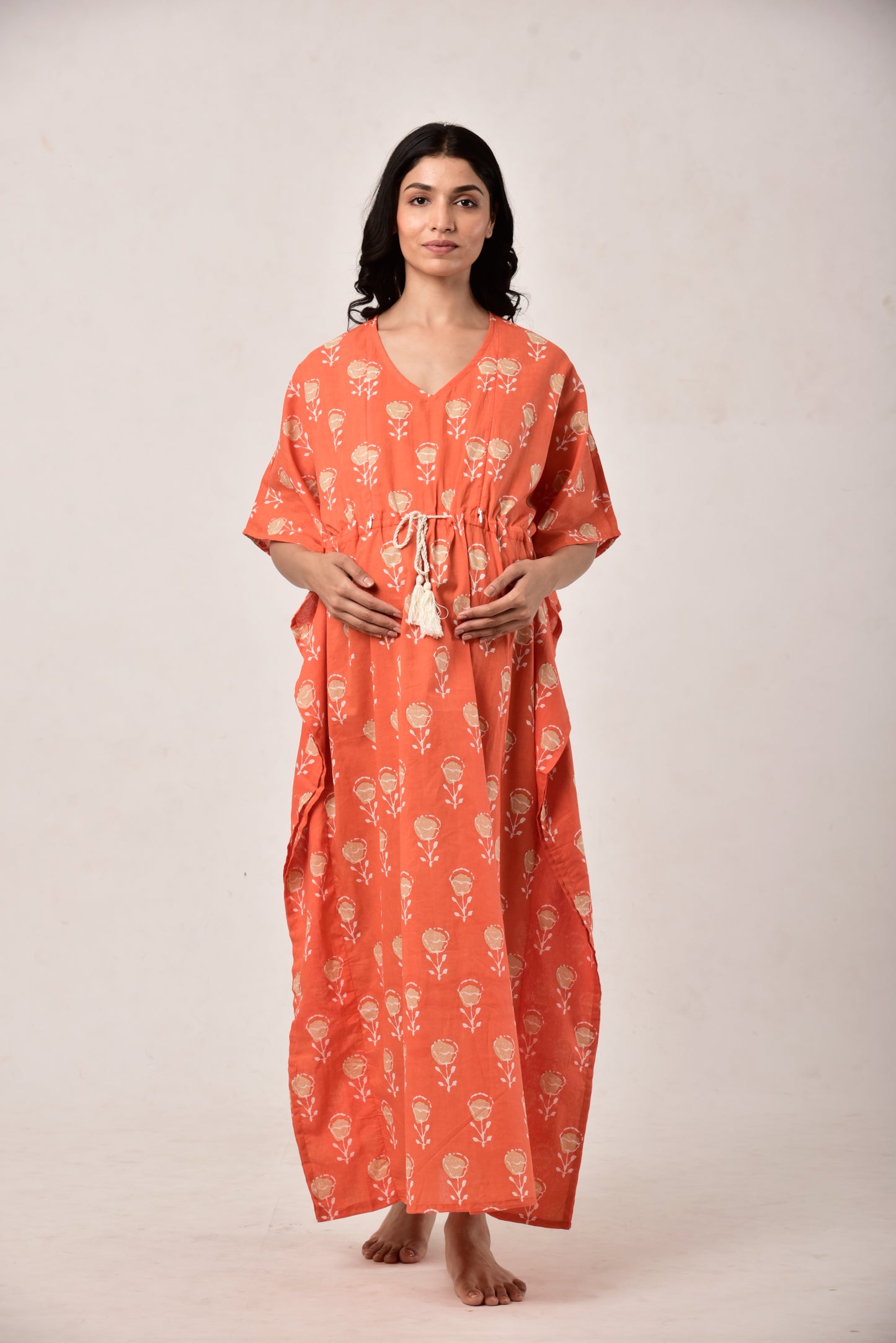 Rose Garden Maternity & Nursing Kaftan