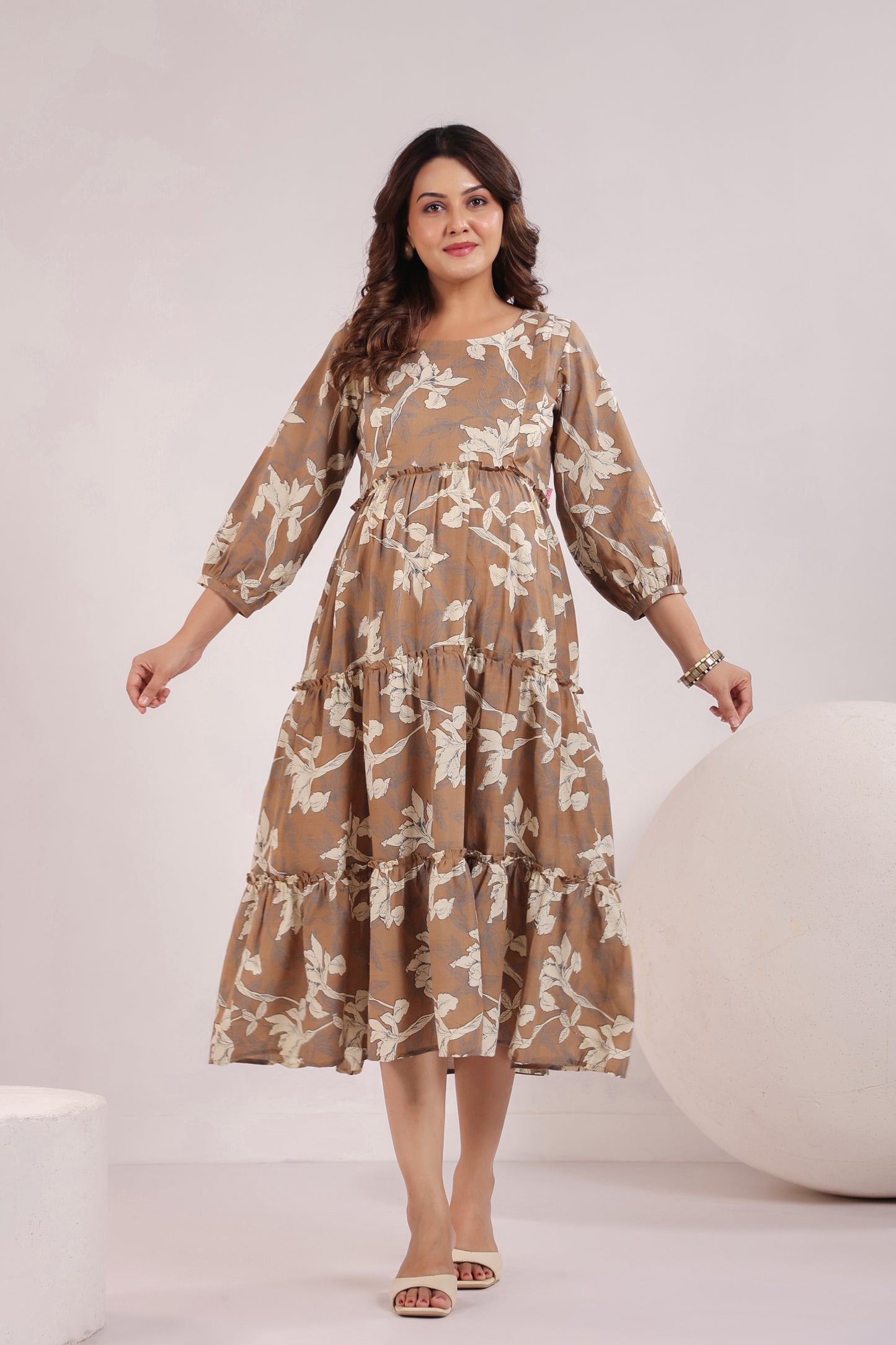 Bloomsbury Maternity & Nursing Tier Dress