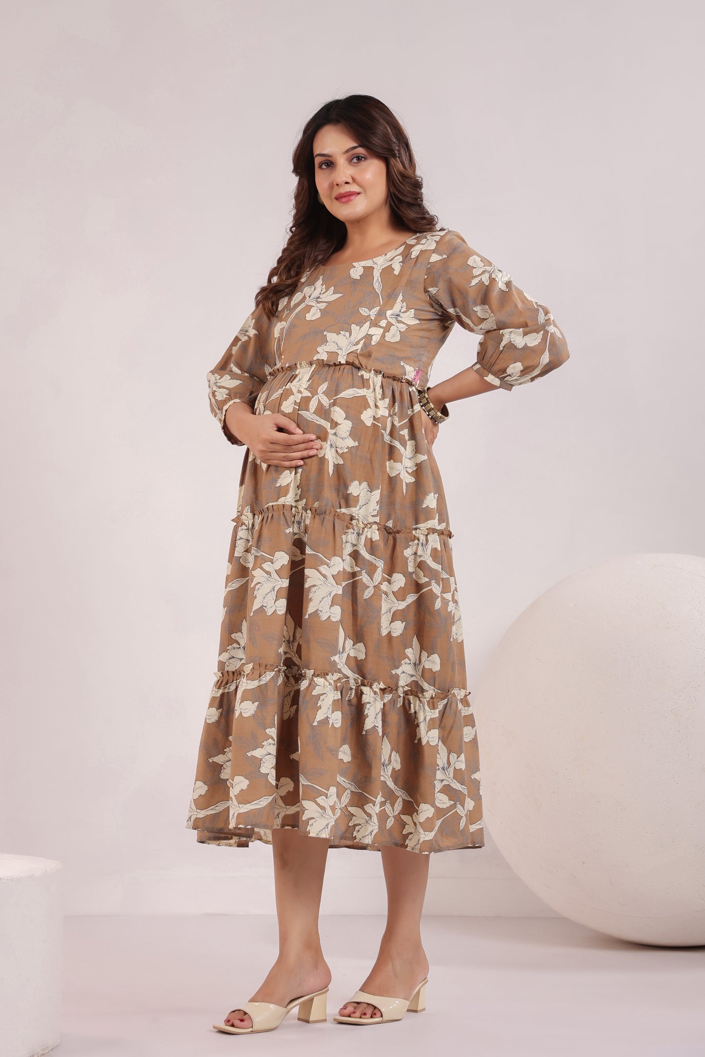 Bloomsbury Maternity & Nursing Tier Dress