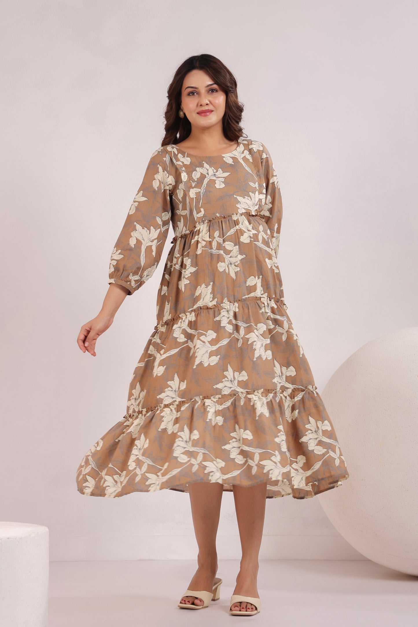 Bloomsbury Maternity & Nursing Tier Dress