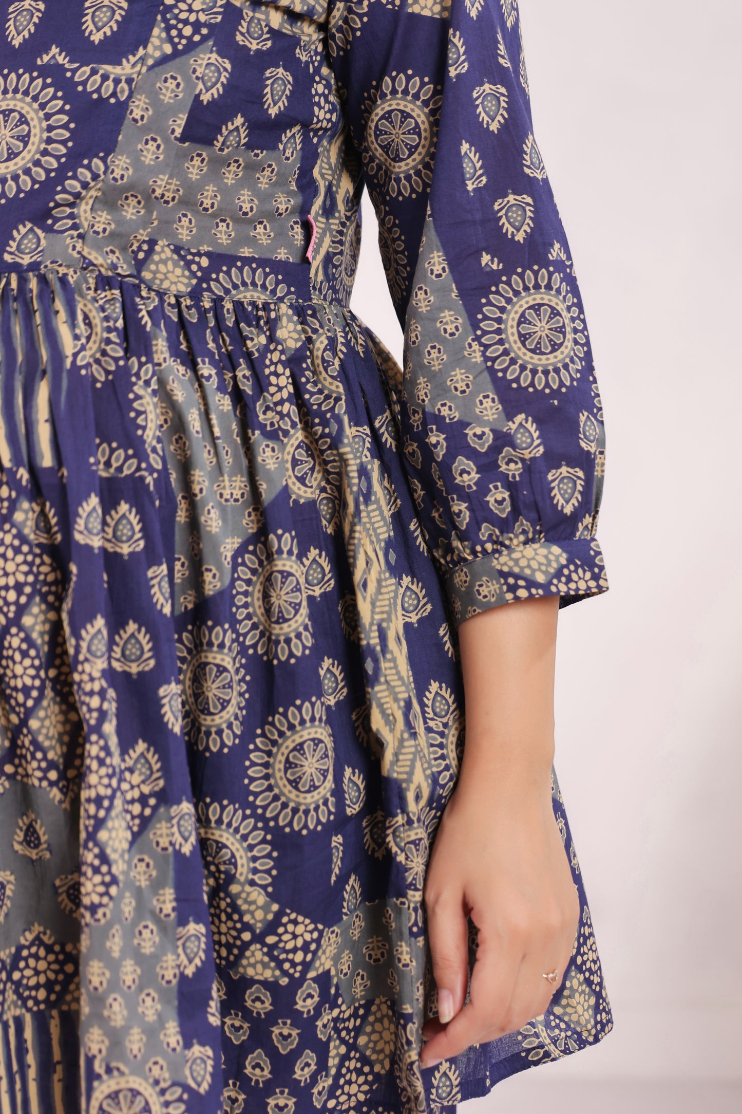 Abstract Patches Indigo Maternity & Nursing Set