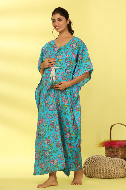 Whispers Of The Tropics Maternity & Nursing Kaftan