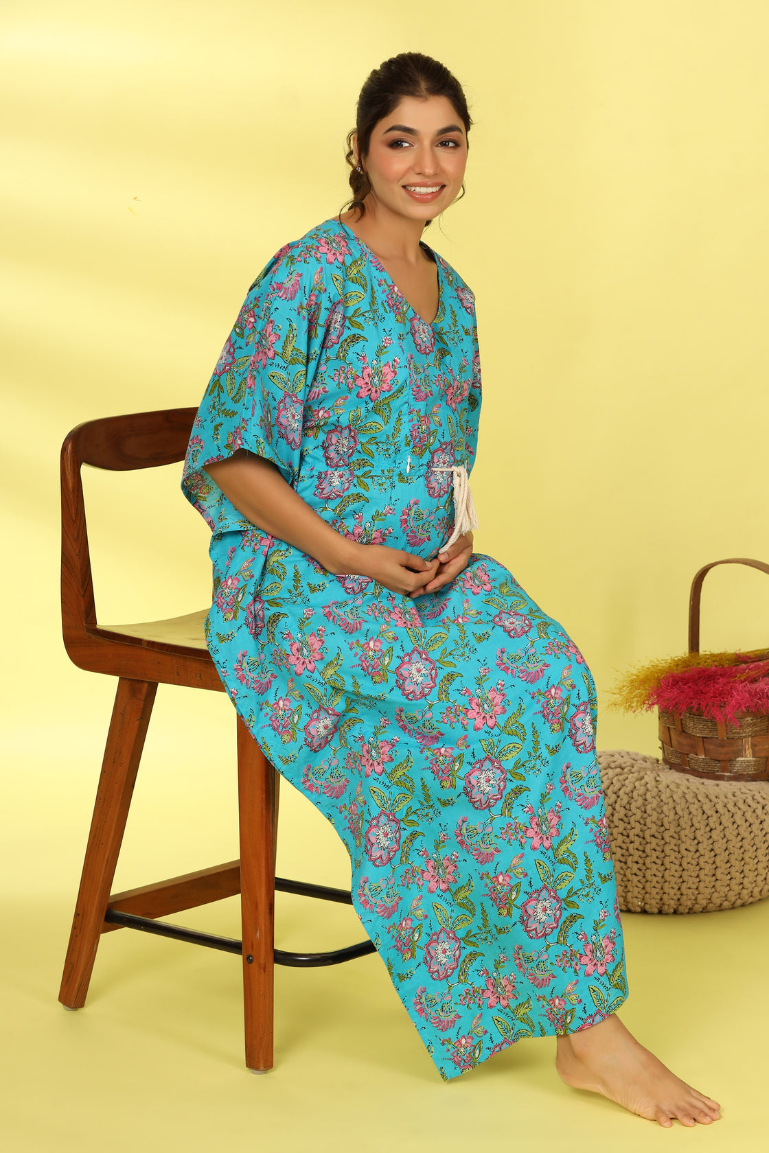 Whispers Of The Tropics Maternity & Nursing Kaftan