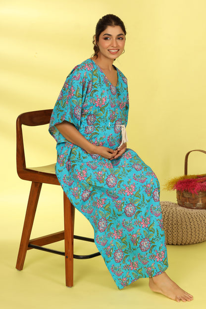 Whispers Of The Tropics Maternity & Nursing Kaftan