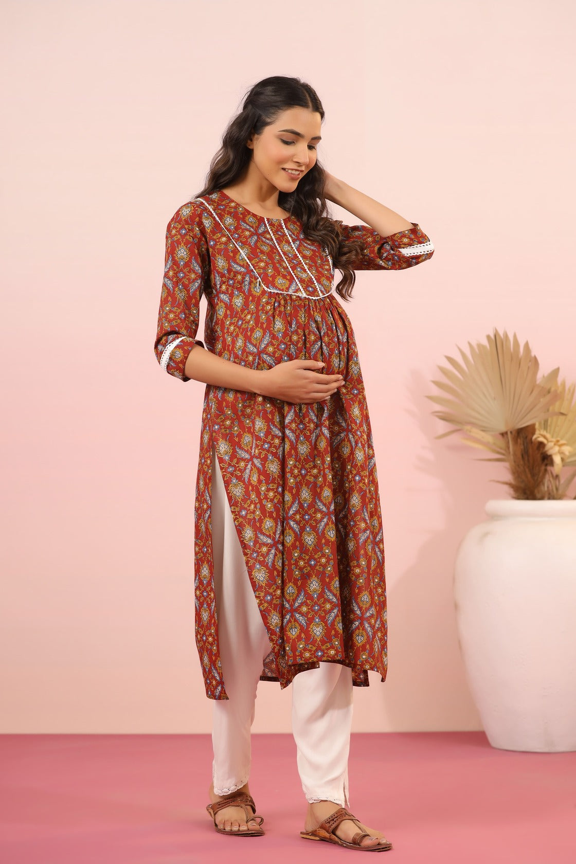 Bloom Craft Maternity & Nursing Kurta