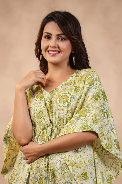 Lemonade Breeze Cotton Kaftan