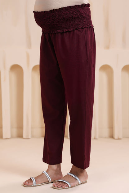 Vine Valley Cotton High Rise Maternity Pant