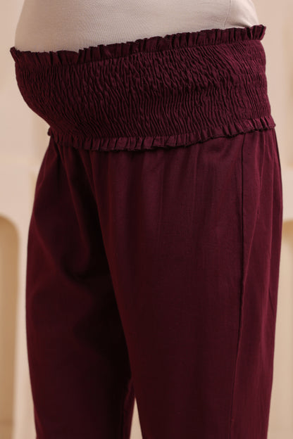 Vine Valley Cotton High Rise Maternity Pant