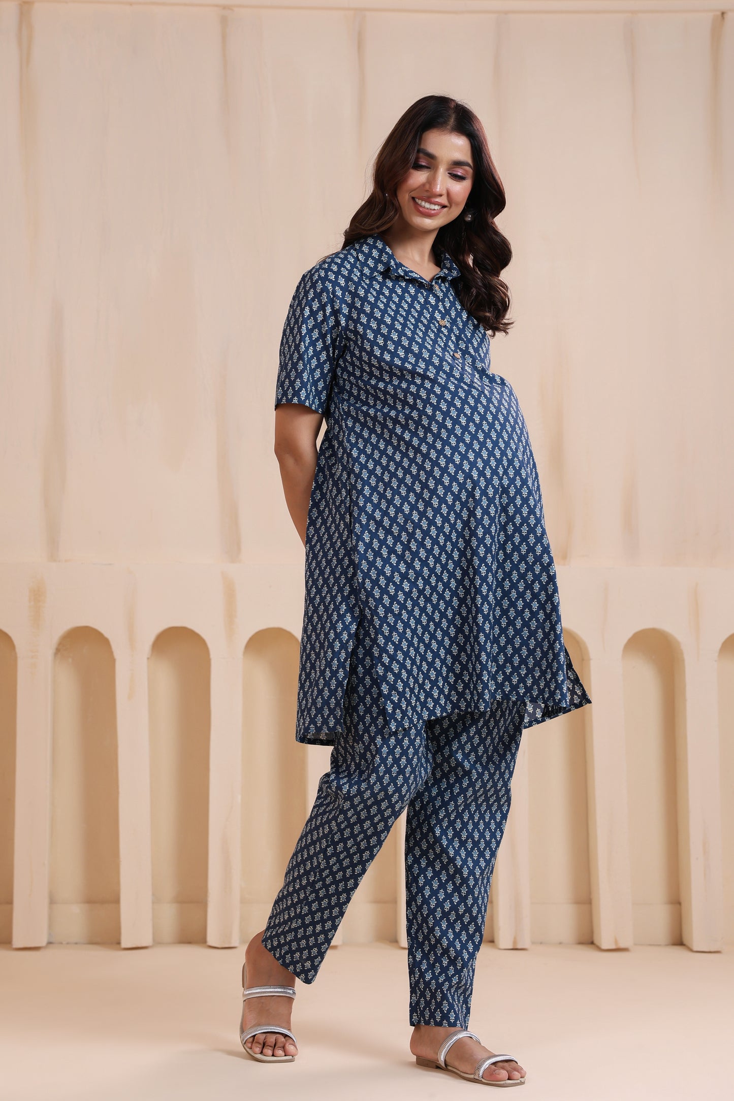 Indigo Impressions Maternity & Nursing Co-ord Set