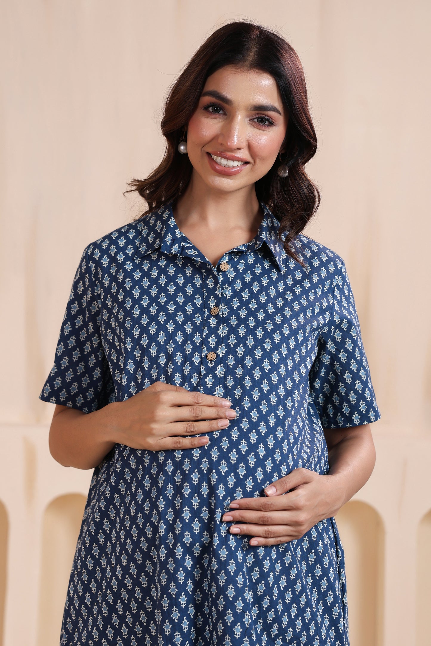 Indigo Impressions Maternity & Nursing Co-ord Set