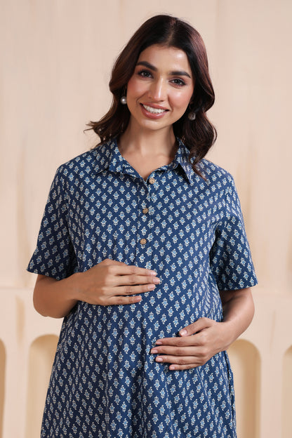 Indigo Impressions Maternity & Nursing Co-ord Set