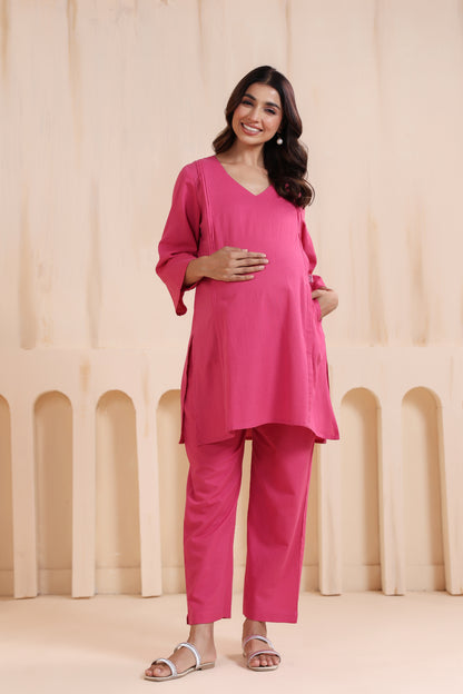 Rose Charm Maternity & Nursing Co-ord Set